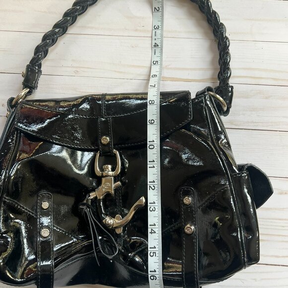 Francesco Biasa Black Patent Leather Handbag - Picture 9 of 11